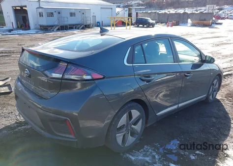 2020 Hyundai Ioniq Hybrid Sel z USA, uszkodzony, nr VIN KMHC85LC1LU242183